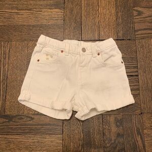 Zara Girls White Denim Shorts